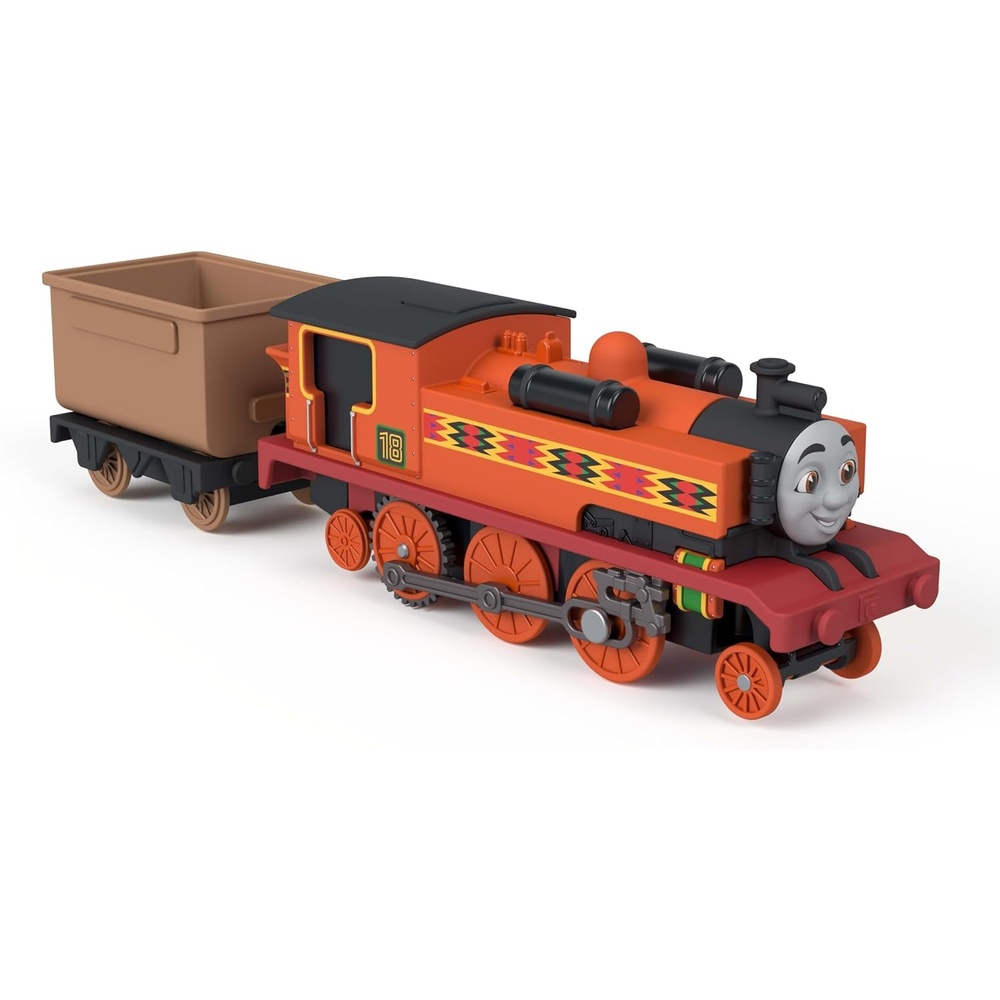 image:imageThomas amp Friends by FisherPrice Motorized Nia Engine BatteryPowered Toy Train amp Tender Vehicle Classic Characters from the Railway Series