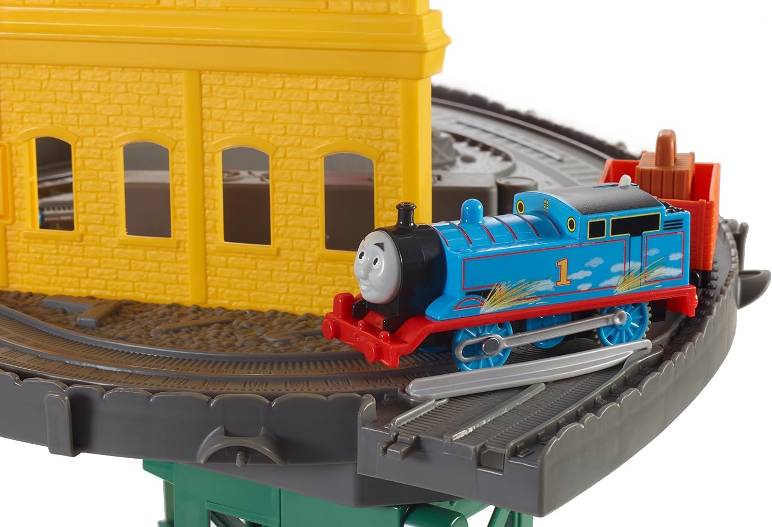 image:imageTHOMAS amp FRIENDS Toy Train Set Super Station Extra Large Race Track with Motorized Thomas Diecast Percy amp MINIS James for Ages 3 YearsSimplified Packaging
