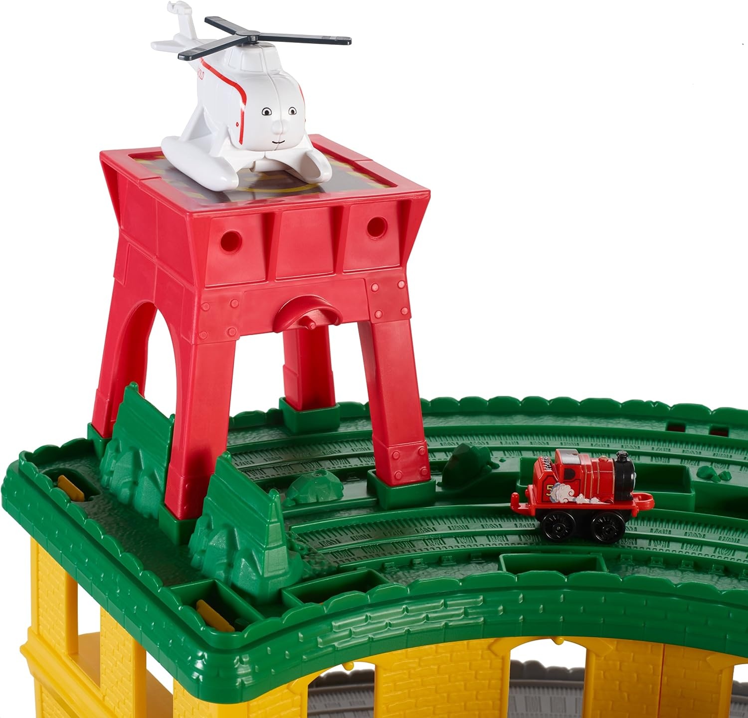 image:imageTHOMAS amp FRIENDS Toy Train Set Super Station Extra Large Race Track with Motorized Thomas Diecast Percy amp MINIS James for Ages 3 YearsSimplified Packaging