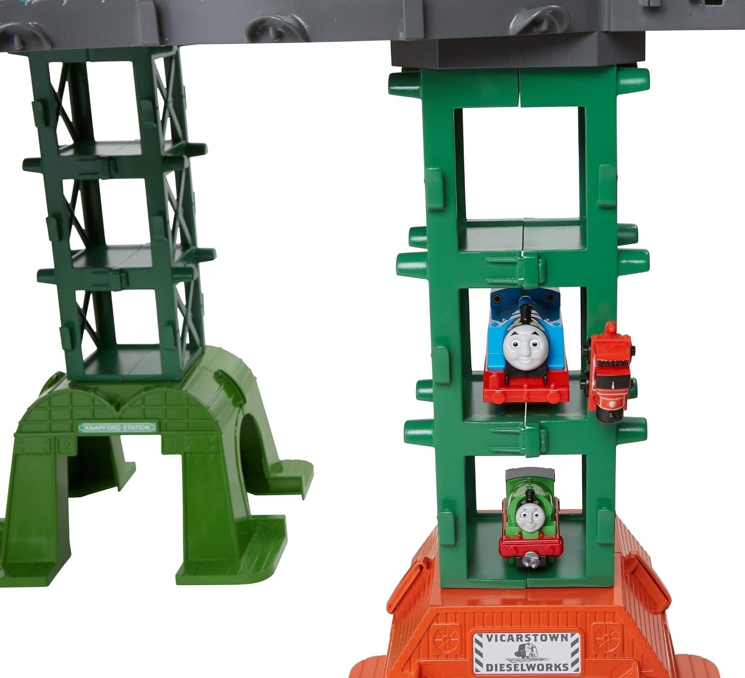 image:imageTHOMAS amp FRIENDS Toy Train Set Super Station Extra Large Race Track with Motorized Thomas Diecast Percy amp MINIS James for Ages 3 YearsSimplified Packaging