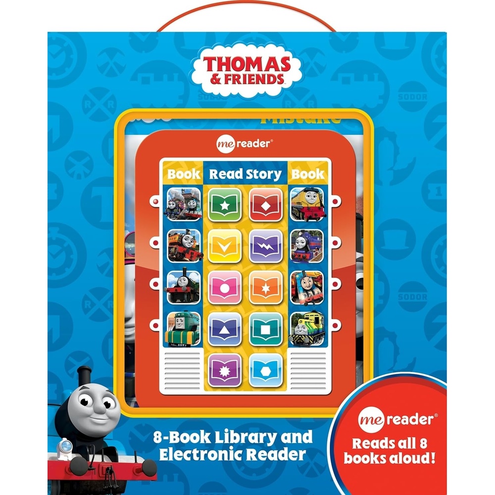 image:imageThomas amp Friends  Me Reader Electronic Reader and 8 Sound Book Library  PI Kids